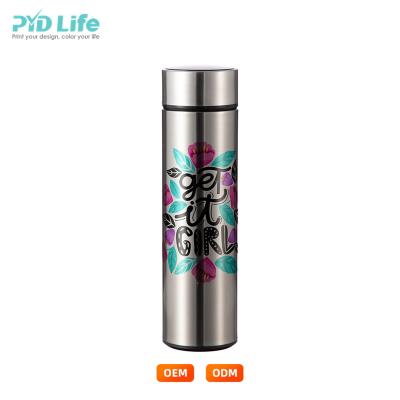 China PYD Lifetime Wholesale Customized 16 oz 450ml Blank Sublimation Stainless Steel Smart Tumbler With Led Temperature Display for sale