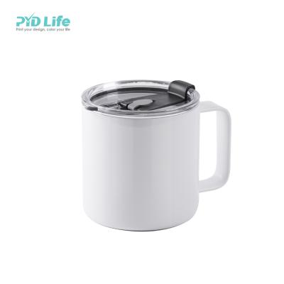 China Wholesale High Quality PYD Lifetime 14oz Sublimation Stainless Steel Vacuum Insulated Double Wall Camping Coffee Travel Mug Mug for sale