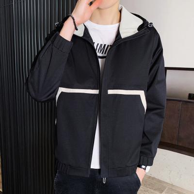 China Sustainable Wholesale Custom Logo Men's Long Sleeve Black Winter Jacket Warm Casual Men's Eco-Friendly Jacket for sale