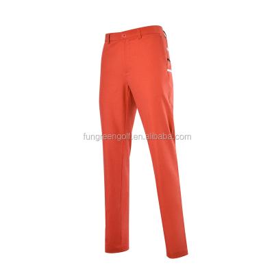 China Factory OEM Colorful 6 Colors Anti-pilling Pants Autumn Mens Personalized Polyester Cotton Golf Pants Clothes Golf Clothing for sale