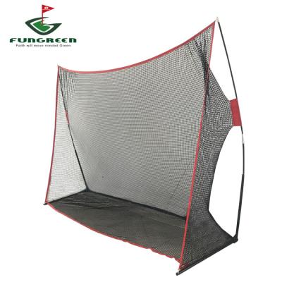 China Eco Friendly Indoor And Outdoor Golf Hitting Practice Net 2.13m* 3.04m*0.9m Portable Golf Training Chipping Net Wholesale for sale