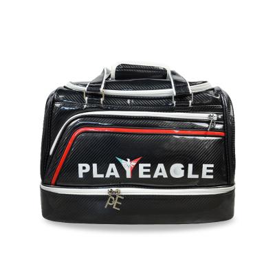 China PU PLAYEAGLE Waterproof Tournament Golf Travel Bag Golf Boston Bag for sale