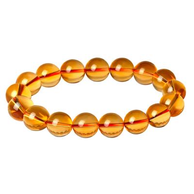 China Promote Blood Circulation And Citrine Jewelry Increase Vitality Collection Of Topaz Natural Wealth Bracelet Men And Women Gemstone Lovers Gift Brazilian Bracelet for sale