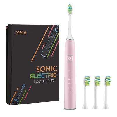 China Dupont/Pedex Ipx7 Waterproof OEM Rechargeable Sonic Electric Toothbrush Set Sustainable Family for sale