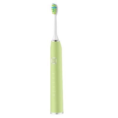 China Adult Dupont/Pedex Silicon Bamboo Bristle Replacement Couples Luxury Rotating Electric Toothbrush for sale