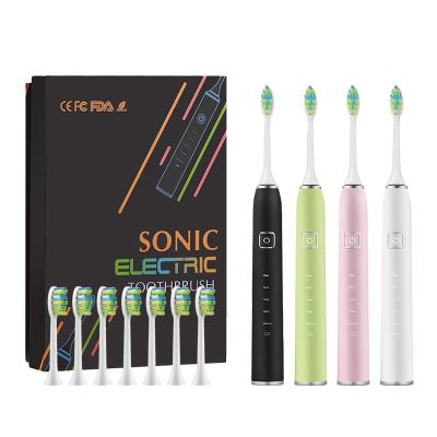 China Dupont/Pedex Sonic Electric Toothbrush With Interdental Heads And Other Accessories Silicone Electric Toothbrush for sale