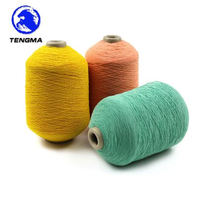 China Core Spun Thread 90# 100# 110# Common Colored Rubber Yarn Covered Yarn For Knitting for sale