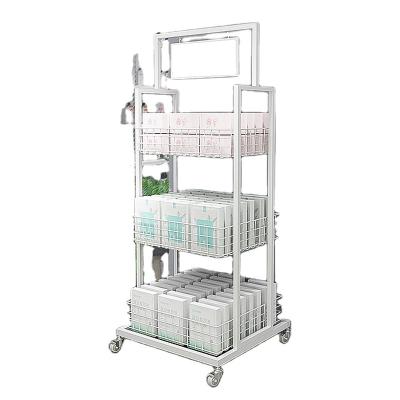 China Easy installation Top Quality Promotional Custom Retail Rack Display Shop Metal Retail Racks for sale