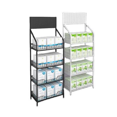 China Easy installation Easy Installation Single Sided Retail Display Racks Black Display Rack Retail for sale