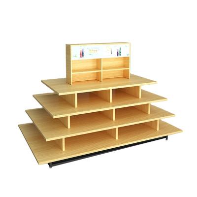 China Easy installation Single Sided Retail Display Racks For Grocery Or Supermarket Shop Shelving Display Steel Rack Racking And Storage for sale