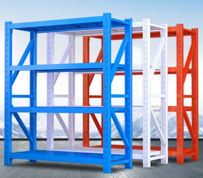 China Easy installation OEM factory storage racks steel shelves store warehouse racking for sale