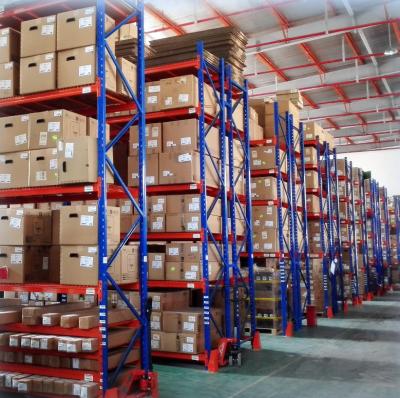 China Easy installation Steel structure shelves warehouse storage racking iron pallet racks for sale