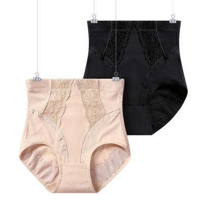 China Women Antibacterial High Quality Silk Sexy Tight Waist Panties Ice Cream Larp Mid Waist Corset Hip Lifter Body Sculpting Postpartum Body Sculpting for sale