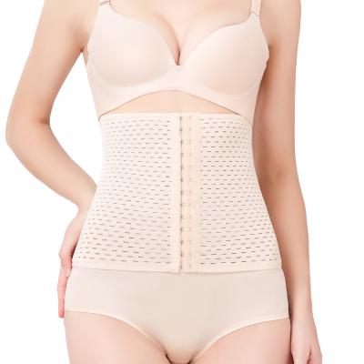 China GN Summer Cavity Breathable Mesh Postpartum Abdominal Belt Waist Buckle Ladies Antibacterial Body Sculpting Belt for sale