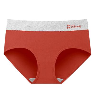 China GN Antibacterial Summer High Quality Pure Cotton Soft Women's Panties High Stretch Plus Size Mid Waist Women's Panties for sale