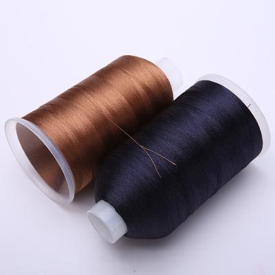 China Sustainable 120D large roll 10000 yards polyester embroidery thread high speed sewing machine 108D embroidery thread for sale