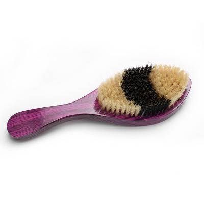 China Shaving Brush 100% Boar Hair Beard and Mustache Brush with Handle for Beard Bristle 360 ​​Wave Detangling Brush for sale