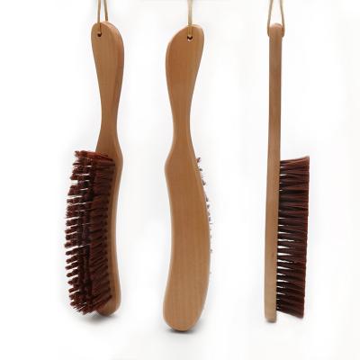 China Abeis Wooden Cleaning Brush Sustainable Wholesale Custom Nylon Cleaning Brush For Suit Clothes for sale