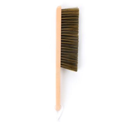 China Abeis Sustainable High Quality Wooden Cleaning Brush Brown Handle Long Cleaning Brush For Family for sale