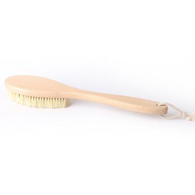 China All Natural Abeis Long Handle Bath Brush Sisal Wood Bath Brush High Quality Bath Brush For Body for sale