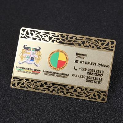 China Europe Metal Postcard Metal Credit Card Wholesale Custom Business Card for sale