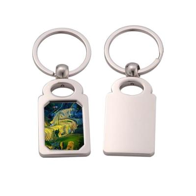 China Promotional Gifts Factory Wholesale Sublimation Metal Key Chain Key Chain for sale