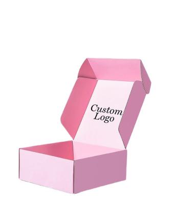 China Recyclable Wholesale Custom Printed Unique Corrugated Shipping Boxes Custom Logo Cardboard Mailer Paper Box for sale