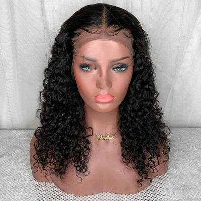 China Short Hair 4x4 Silky Straight Wave 180% Density Cambodian Bob Hair Wigs Gluless Lace Front Closure for sale