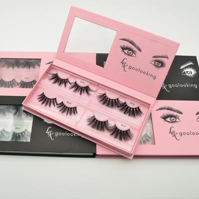 China Wholesale seller customized boxes eye lashesh set 3D 5D mink eyelashes good quality real and eye lashesh packging strip false lashes lashes for sale