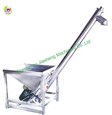 China LS20 Heat Resistant Hopper Spiral Screw Conveyor With Standard Control Box for sale