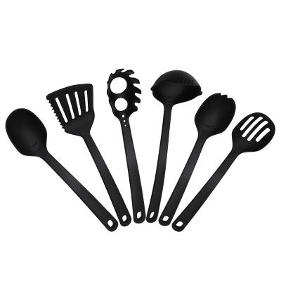 China Durable Nylon Kitchen Utensil Set Heat Resistant For Cookware Non-Stick Cookware Spoon Turner Scoop Laddle Laddle Fork for sale