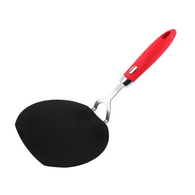 China Viable Factory Plastic Nylon Colorful Kitchenware Cooking Tool Kit Large Turner Spatula For Fried Egg Pancake Cooking Utensils for sale