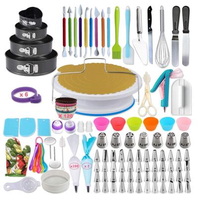 China Sustainable Hot Sale 333 Pcs Cake Decorating Kit Complete Cake Decorating Supplies And Baking Supplies Baking Kit for sale