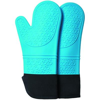 China Heat Resistant Silicone Heat Resistant Gloves Thickened Non-slip Microwave Oven Heat Resistant, Anti-scald Oven Mitts for sale