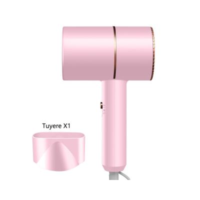 China Foldable Professional Pink Negative Ion Quick Drying Hair Care 1200W Travel Power Hair Dryer Youth Travel Power Hair Dryer White Sales for sale