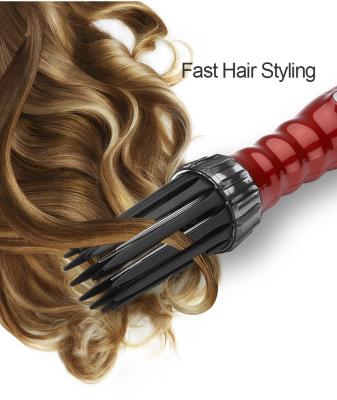 China Safety One Step Hair Dryer Hair Styling Brush Comb Volumizer Dry 3 IN 1 Hot Stick Electric Wand Comb Curler Hair Airbrush for sale