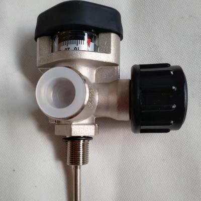 China SCBA cylinder valve with pressure gauge M18*1.5 for sale