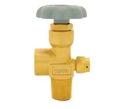 China Industry CGA580 Flap Type Cylinder Valve for sale