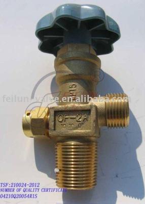 China QF-2A Brass CO2 Cylinder Brass Valve With Handwheel for sale