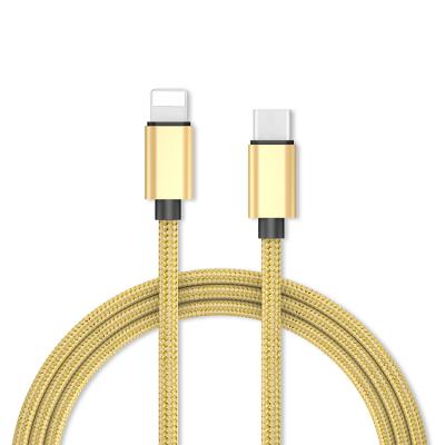 China Nylon Braided Type C Palladium Palladium Chord Safe Fast Charging New Design Cable Suitable For Apple for sale