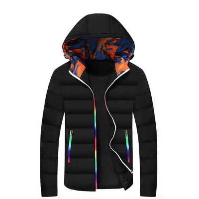 China Anti-wrinkle winter clothes new cotton-padded clothes teenagers fashion casual camouflage hooded cotton-padded jacket padded coat warm cross for sale