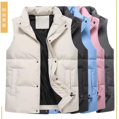 China QUICK DRY men's vest down vest men's autumn and winter loose handsome padded vest coat. for sale