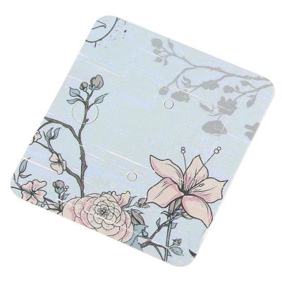 China Cheap Accessories Custom Printed White Necklace Earring Jewelry Fashion Card Holder Wallpaper Packaging Display Card for sale