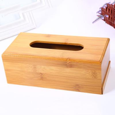 China Cheap Square Eco - Friendly Logo Eco - Friendly Custom Printed Bamboo Tissue Box for sale