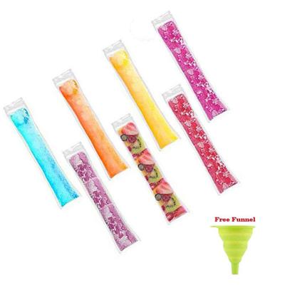 China 2021 diy summer food popsicle mold hot sale ice cream bags with zipper lock for sale