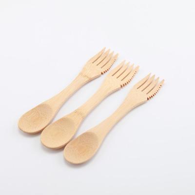 China Reusable Eco Friendly Custom Viable Viable 100% Bamboo Spork Logo for sale