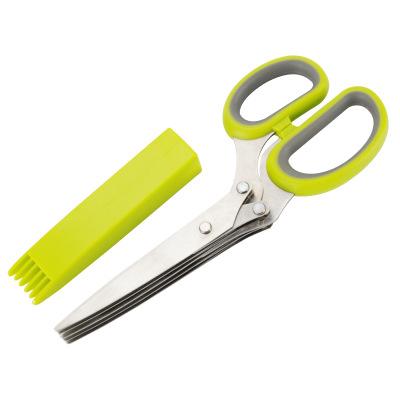 China High Quality Grass Trimmer Cutter Multi Blade Scissors With Comb Cleaning Cover for sale