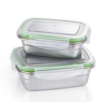 China Hot Sale Large Capacity Fresh Storage Freshness Storage Stainless Steel Food Storage Container for sale