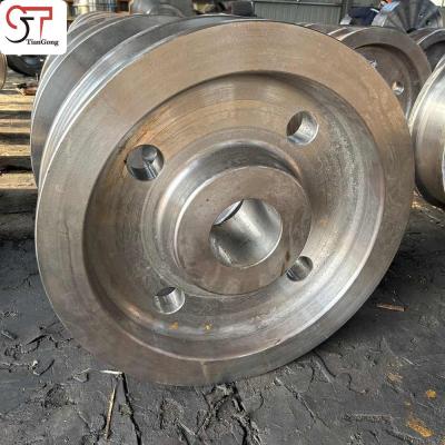 China ZPMC Port Rotary Forged Wheels Open Forging 42CrM Alloy Forged Wheel for sale