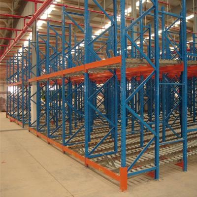 China Industrial Heavy Duty Warehouse Racking System Gravity Racking Customized for sale